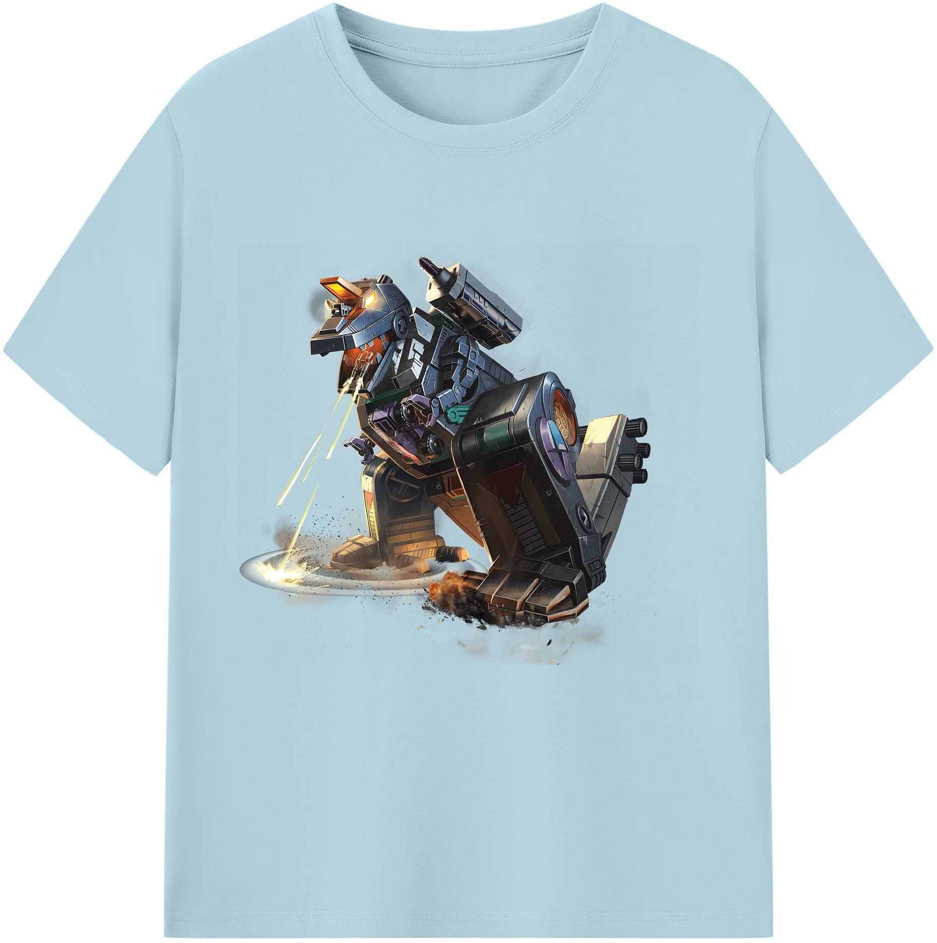 （画像用） Transformers トランスフォーマー 綿100％半袖Tシャツ（フロントプリント）